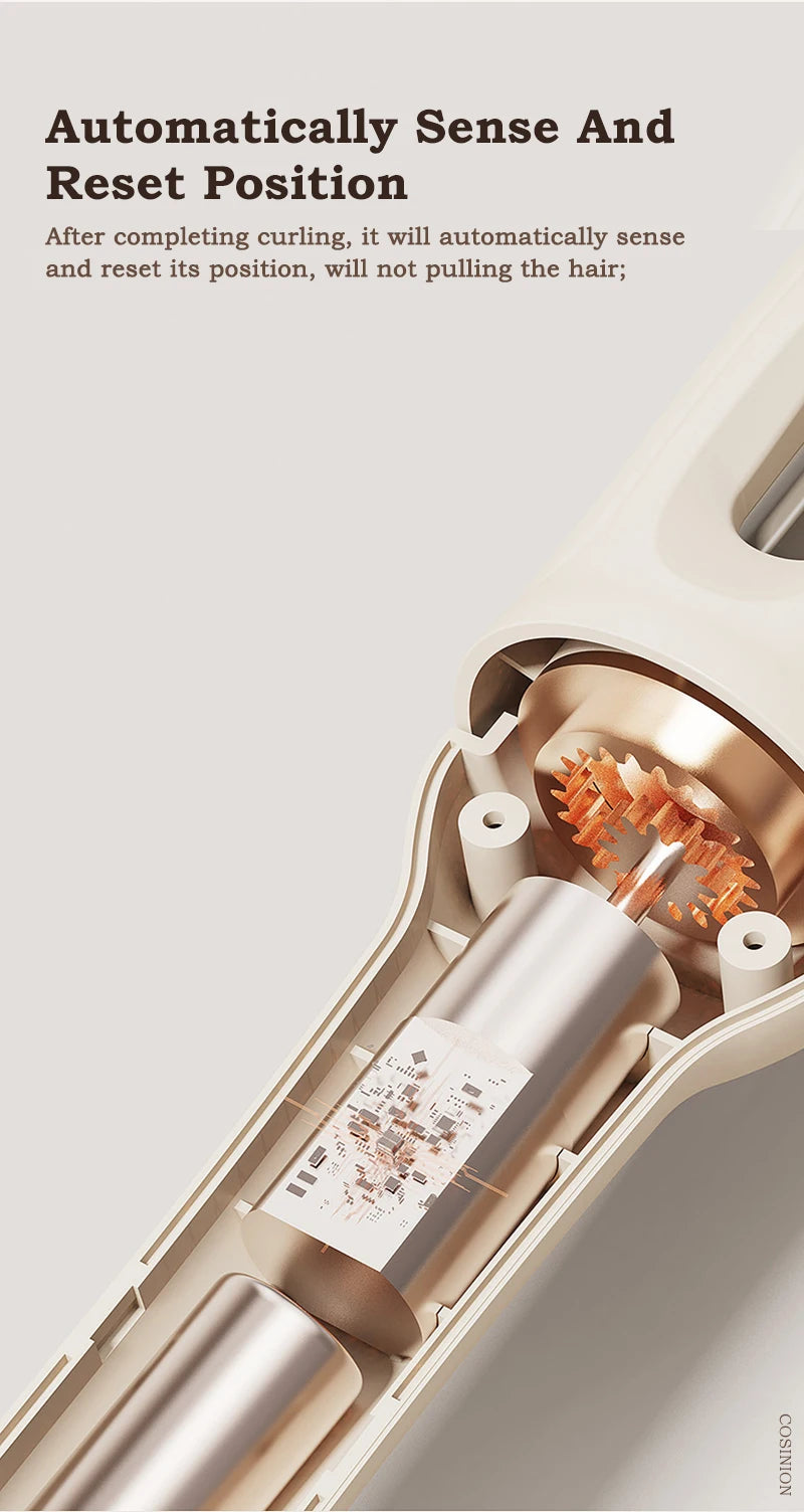 Automatischer Lockenwickler mit negativen Ionen