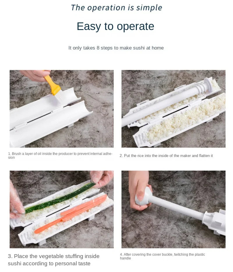 DIY Cylinder Sushi Maschine